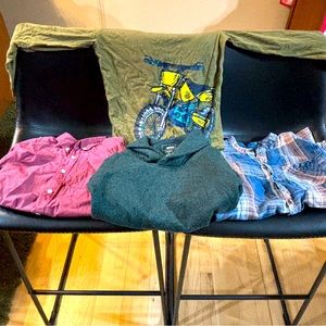 Assorted Boys long sleeve dress,sweater, & tee.